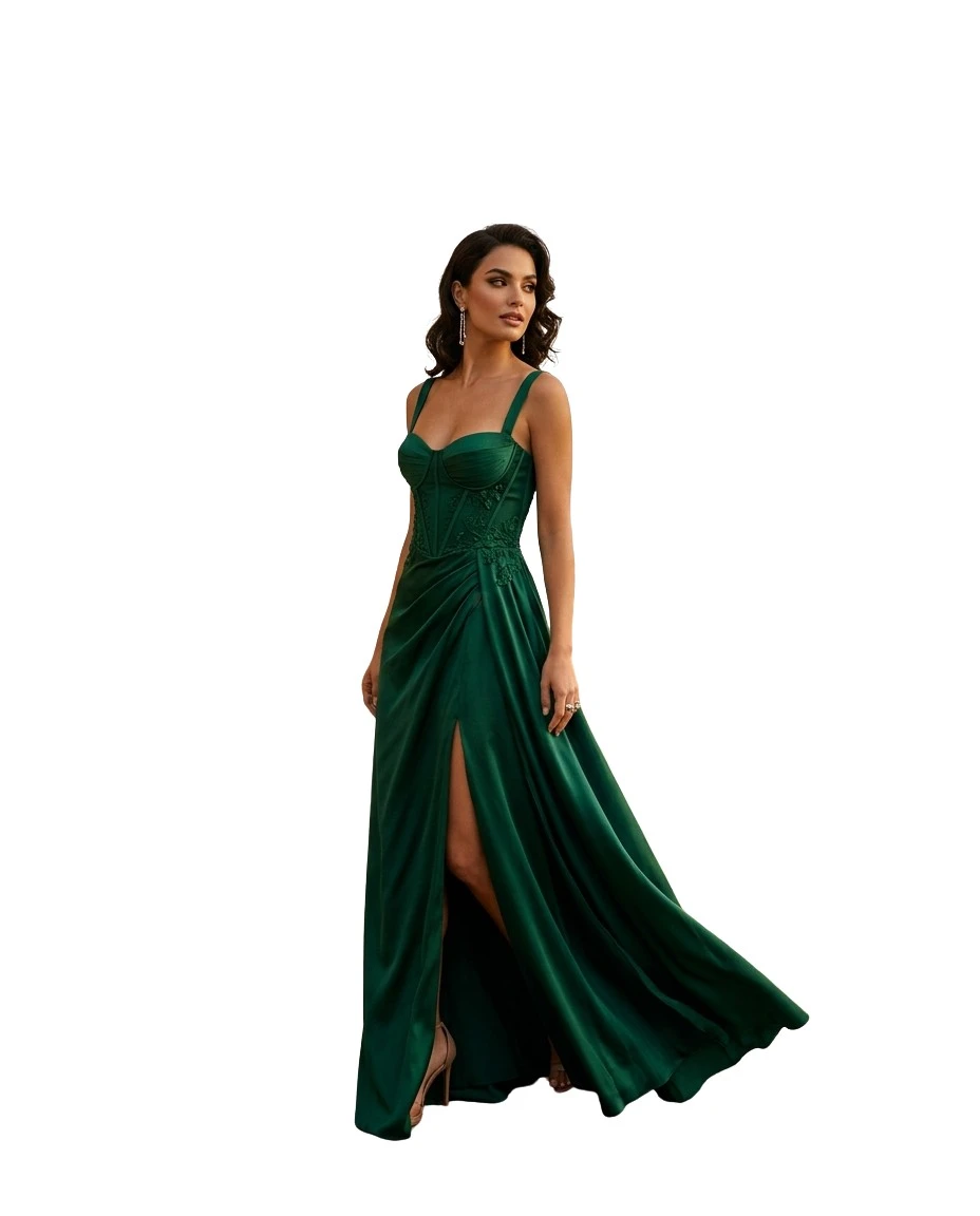 Gemma Deeks Style Guide: Cocktail gala gown in Spain Summer 2026