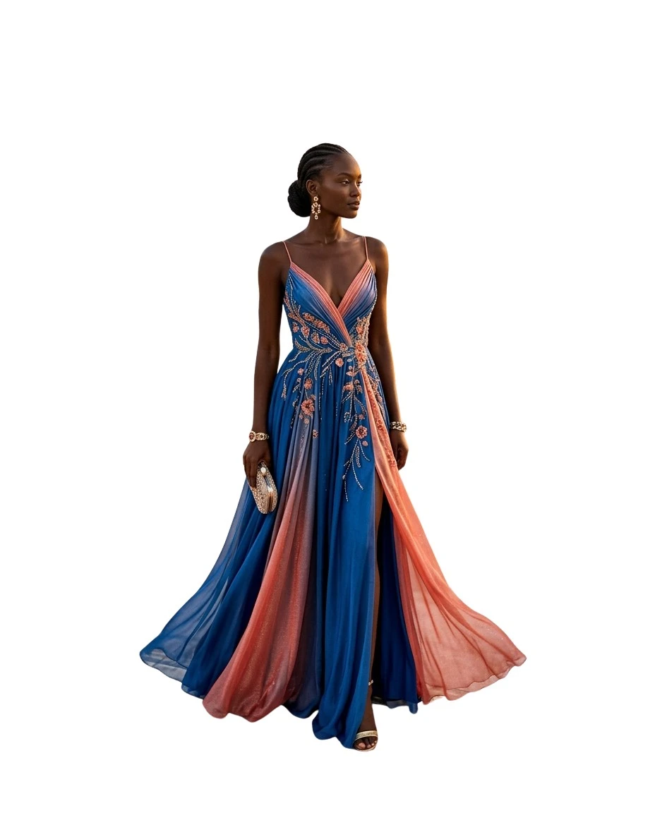 Gemma Deeks Style Guide: Cocktail gala gown in Zanzibar Summer 2026