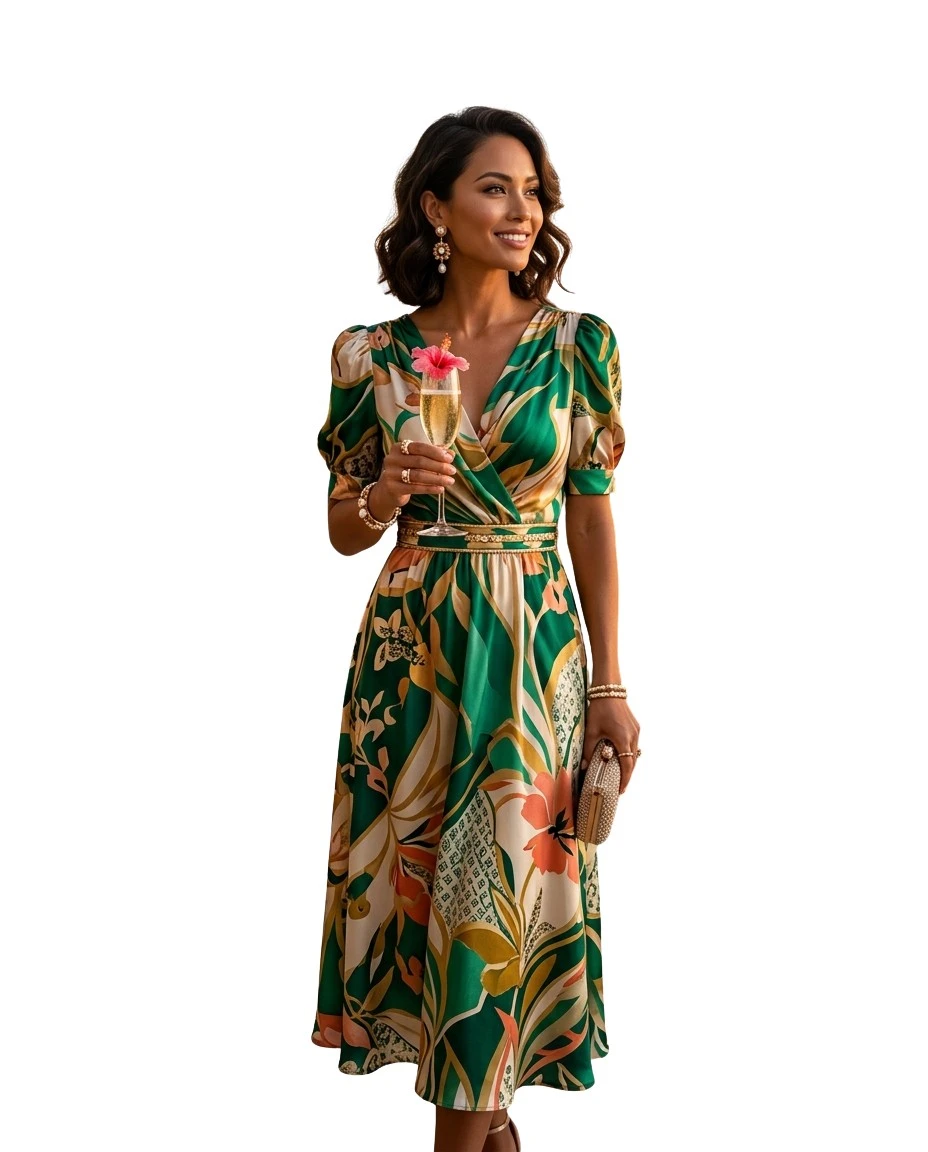 Gemma Deeks Style Guide: Cocktail Holiday parties in Hawaii Summer 2026