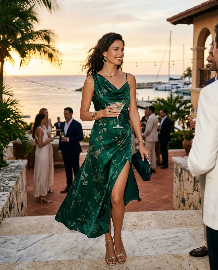Gemma Deeks Style Guide: Cocktail Holiday parties in La Romana Summer 2026