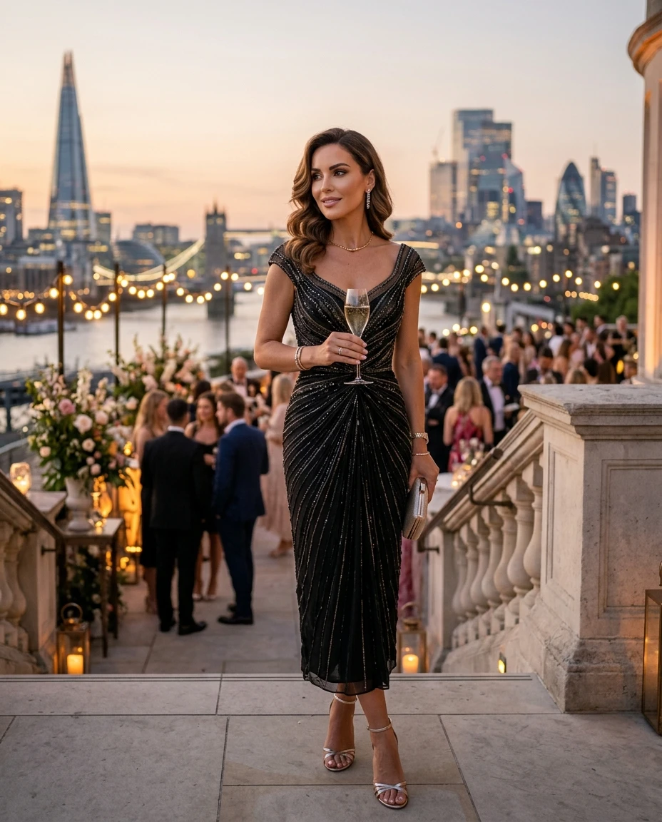Gemma Deeks Style Guide: Cocktail Holiday parties in London Summer 2026