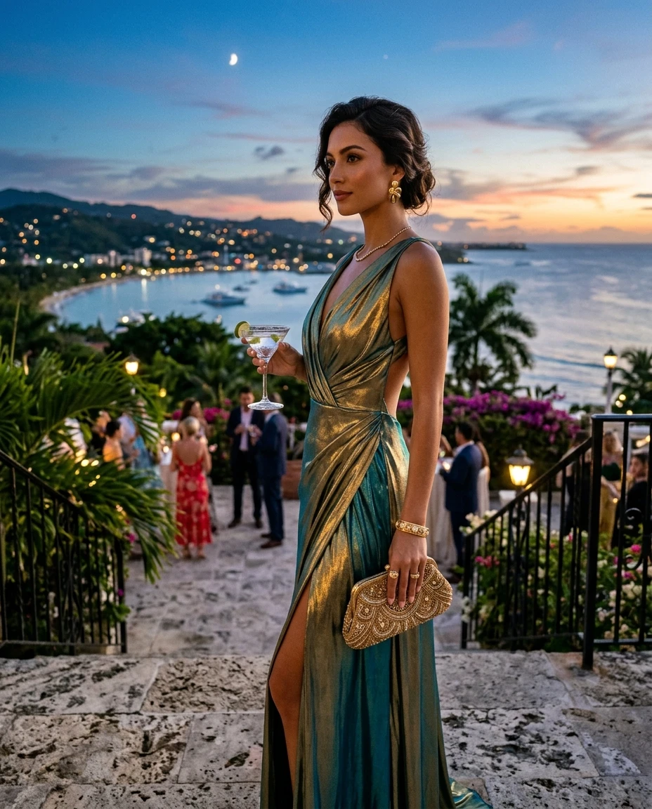 Gemma Deeks Style Guide: Cocktail Holiday parties in Montego Bay Summer 2026