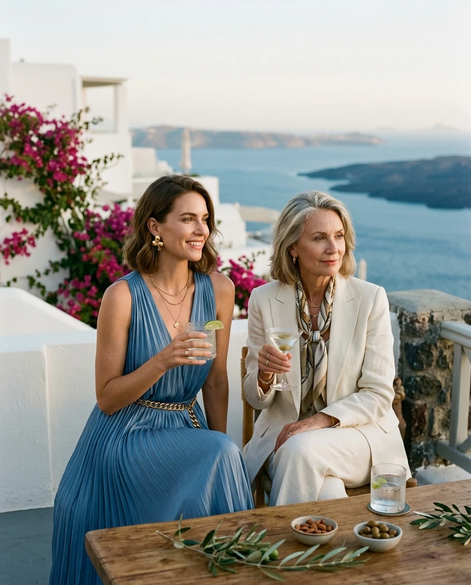 Gemma Deeks Style Guide: Cocktail Mother’s Day in Greece Summer 2026