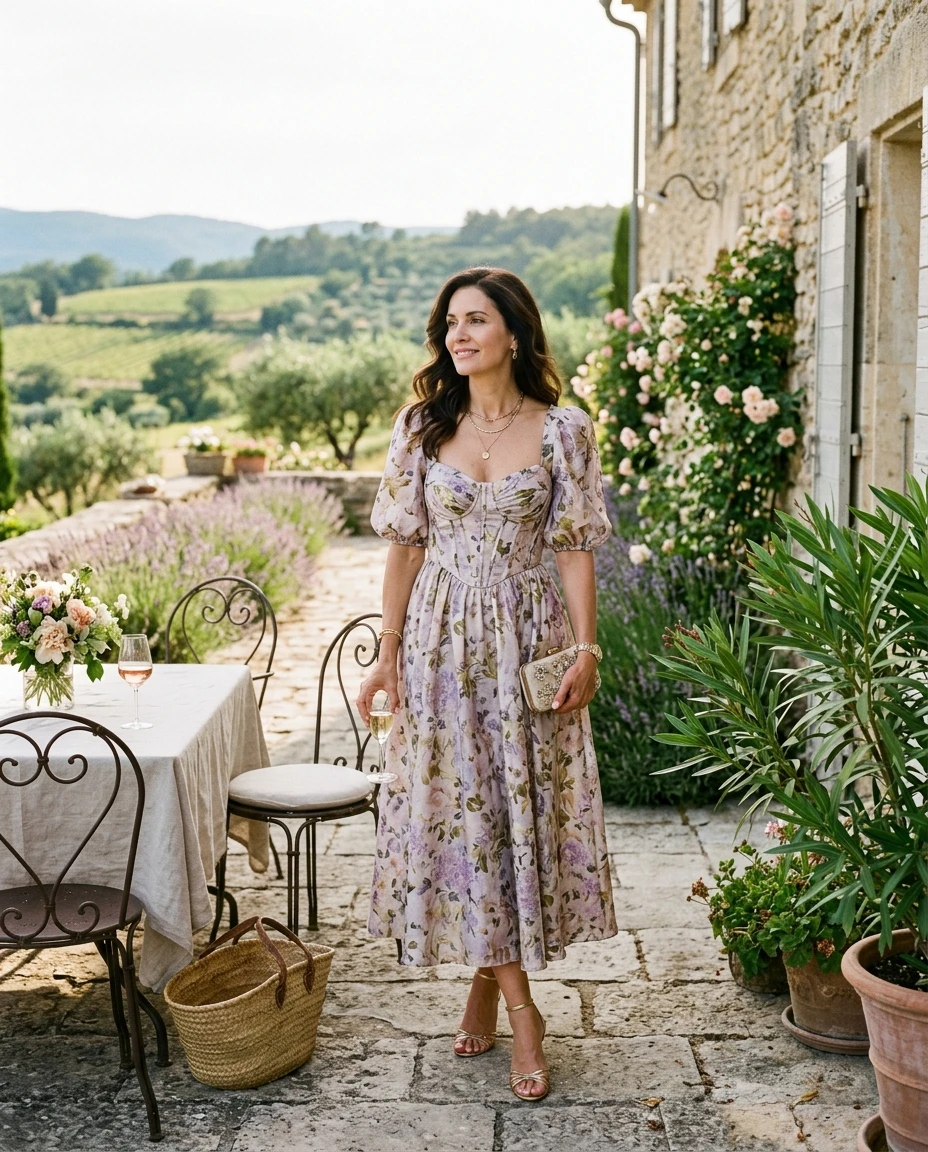 Gemma Deeks Style Guide: Cocktail Mother’s Day in Provence France Summer 2026