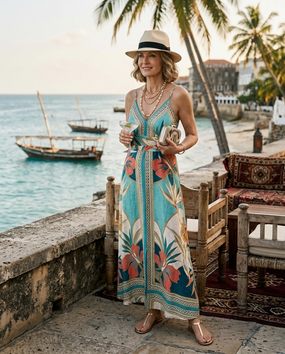 Gemma Deeks Style Guide: Cocktail Mother’s Day in Zanzibar Summer 2026