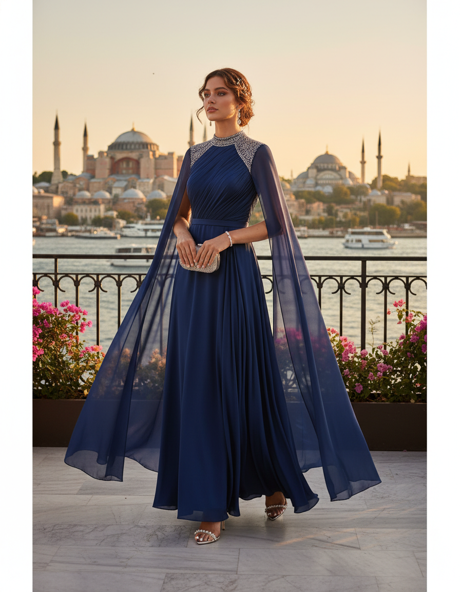 Gemma Deeks Style Guide: Cocktail wedding guest dress in Istanbul Summer 2026