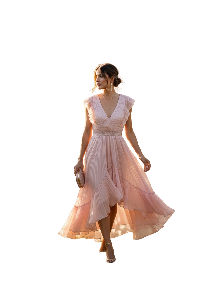 Gemma Deeks Style Guide: Cocktail wedding guest dress in Napa Valley Summer 2026