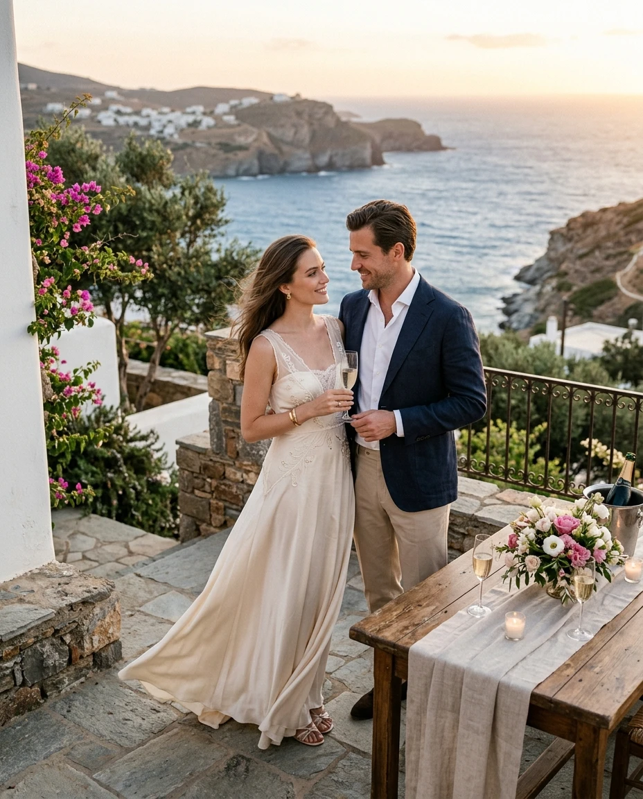 Gemma Deeks Style Guide: Elegant Chic Anniversary in Crete Summer 2026