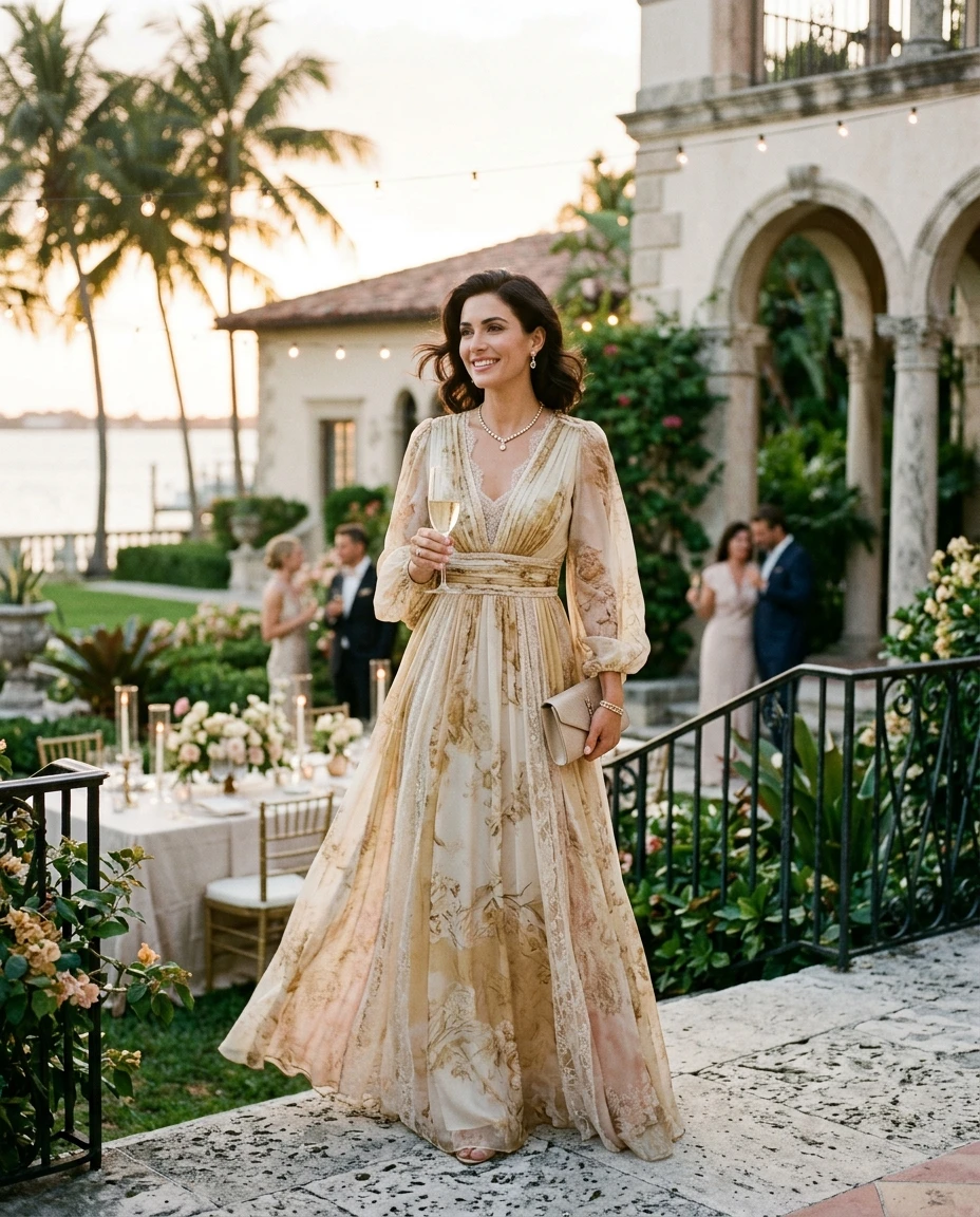 Gemma Deeks Style Guide: Elegant Chic Anniversary in Florida Summer 2026