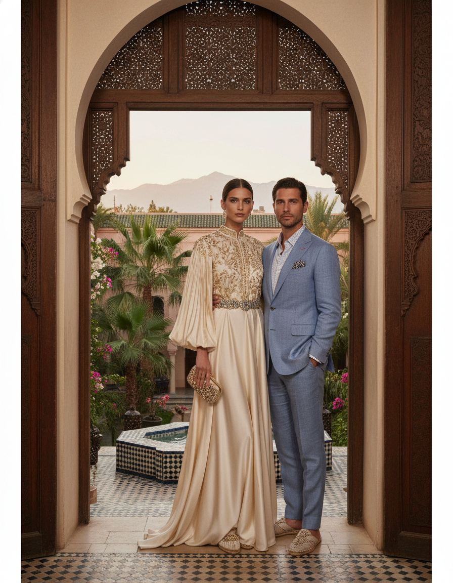 Gemma Deeks Style Guide: Elegant Chic Anniversary in Marrakech Summer 2026