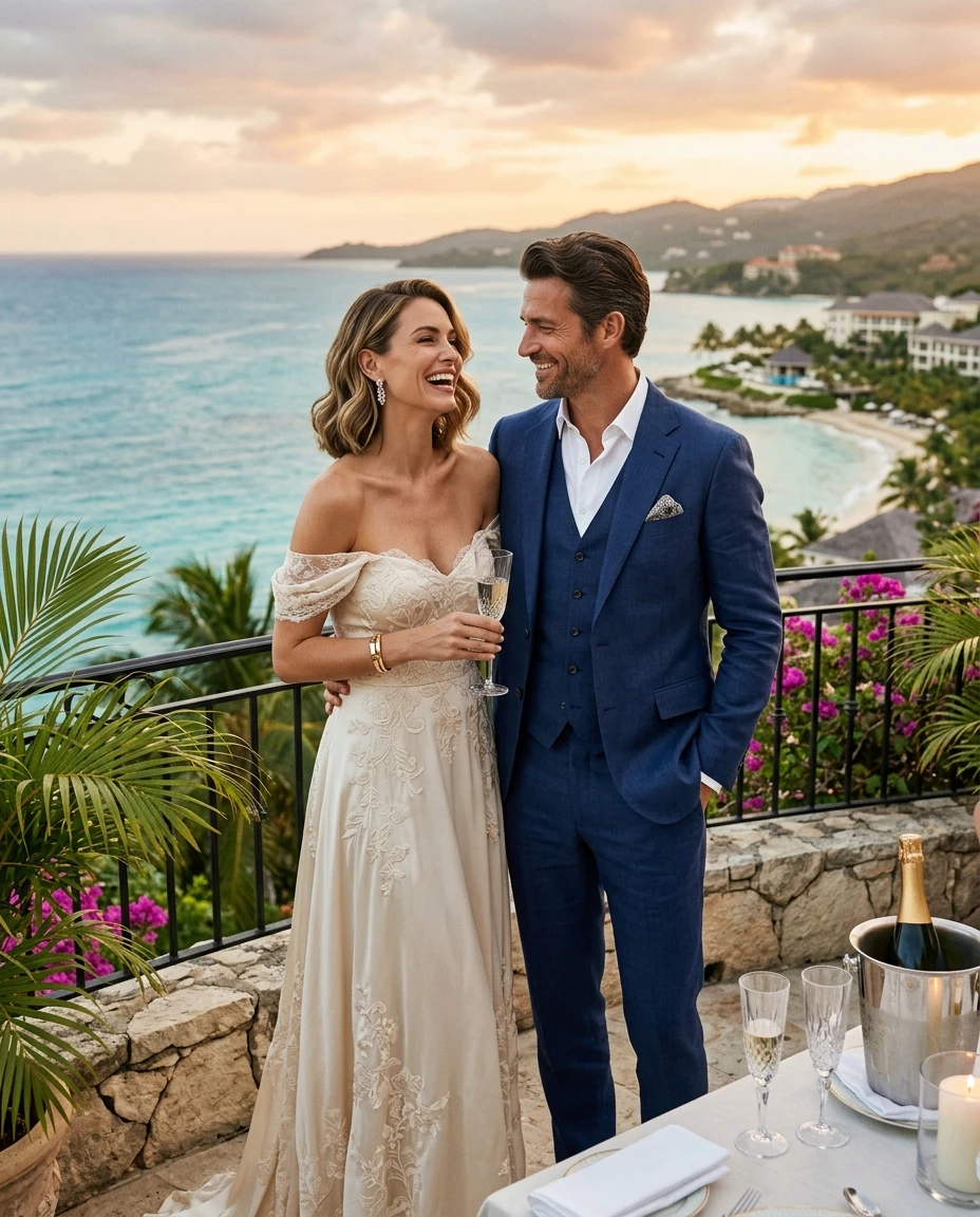 Gemma Deeks Style Guide: Elegant Chic Anniversary in Montego Bay Summer 2026
