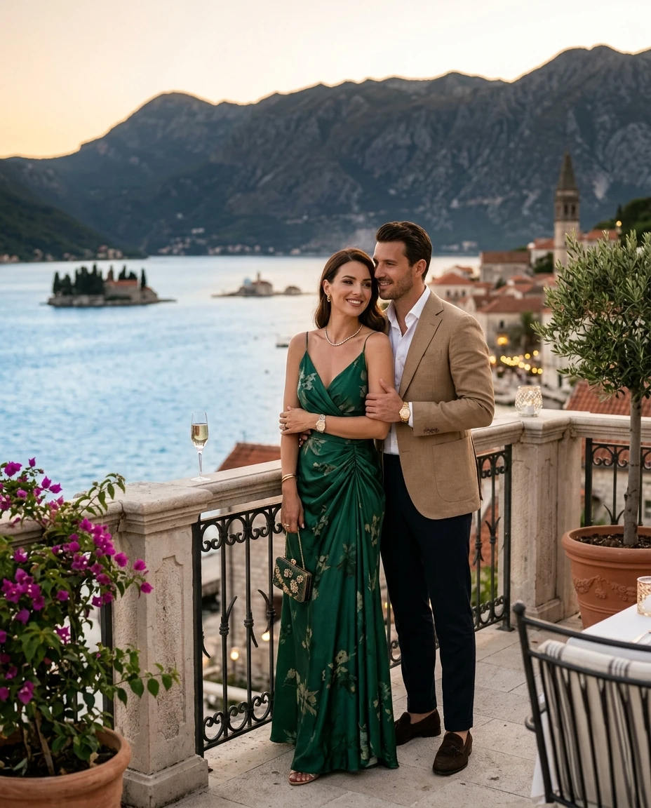 Gemma Deeks Style Guide: Elegant Chic Anniversary in Montenegro Summer 2026