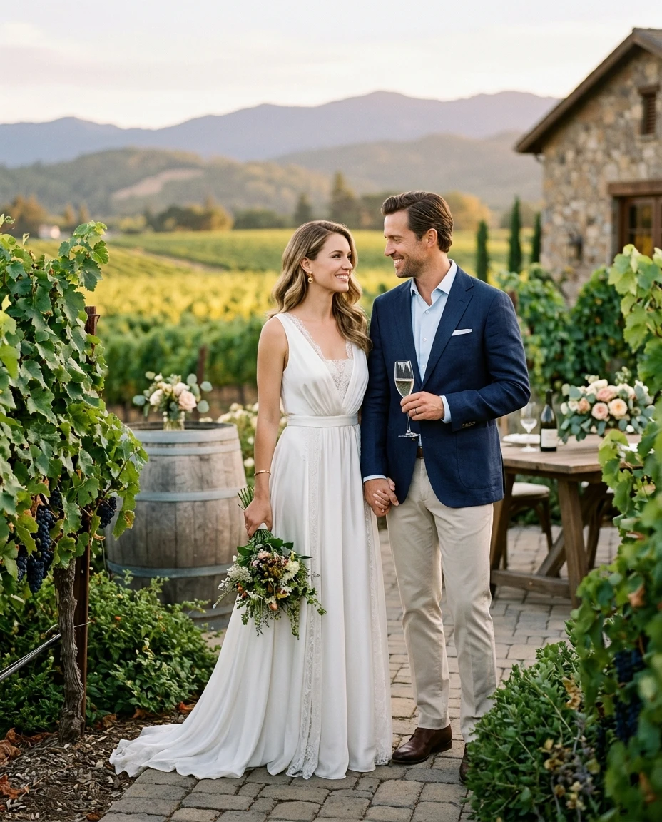 Gemma Deeks Style Guide: Elegant Chic Anniversary in Napa Valley Summer 2026