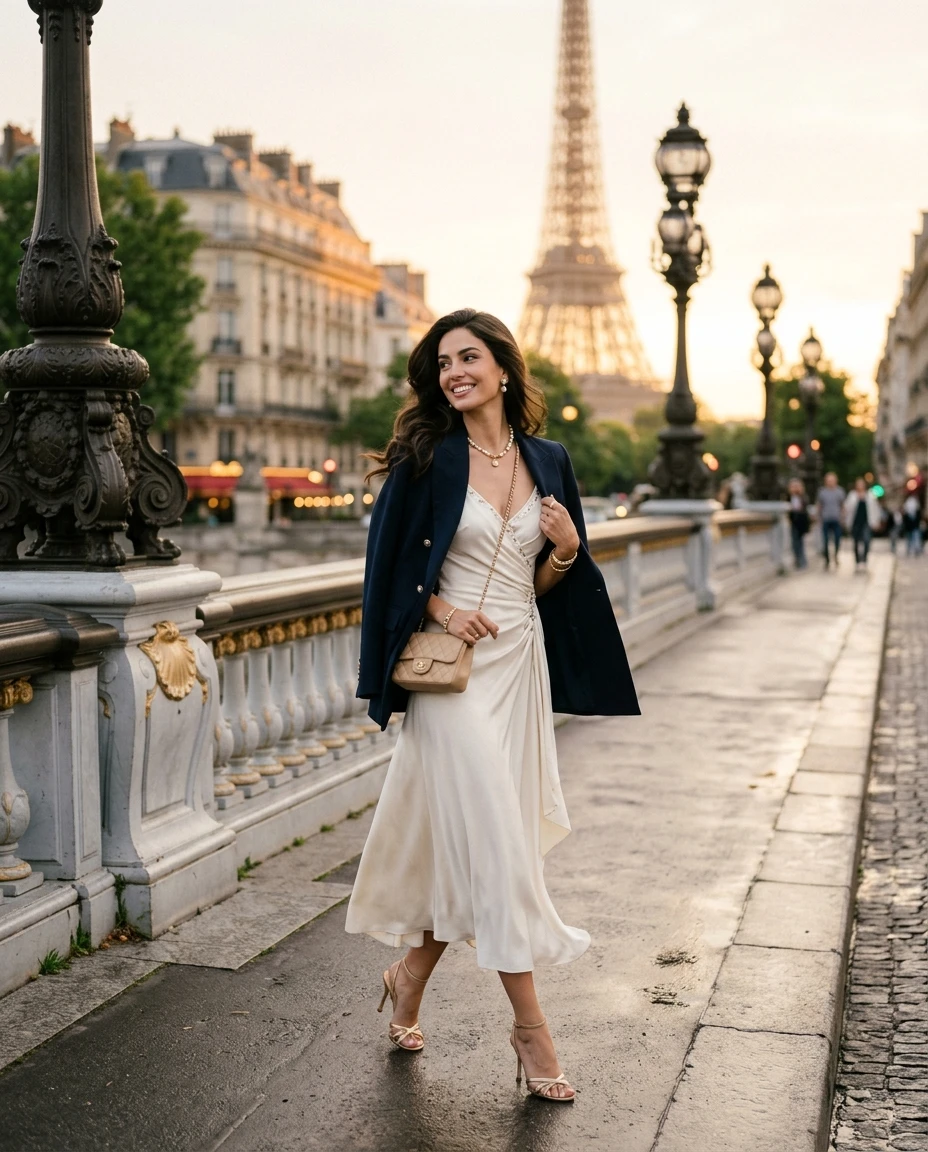 Gemma Deeks Style Guide: Elegant Chic Anniversary in Paris Summer 2026