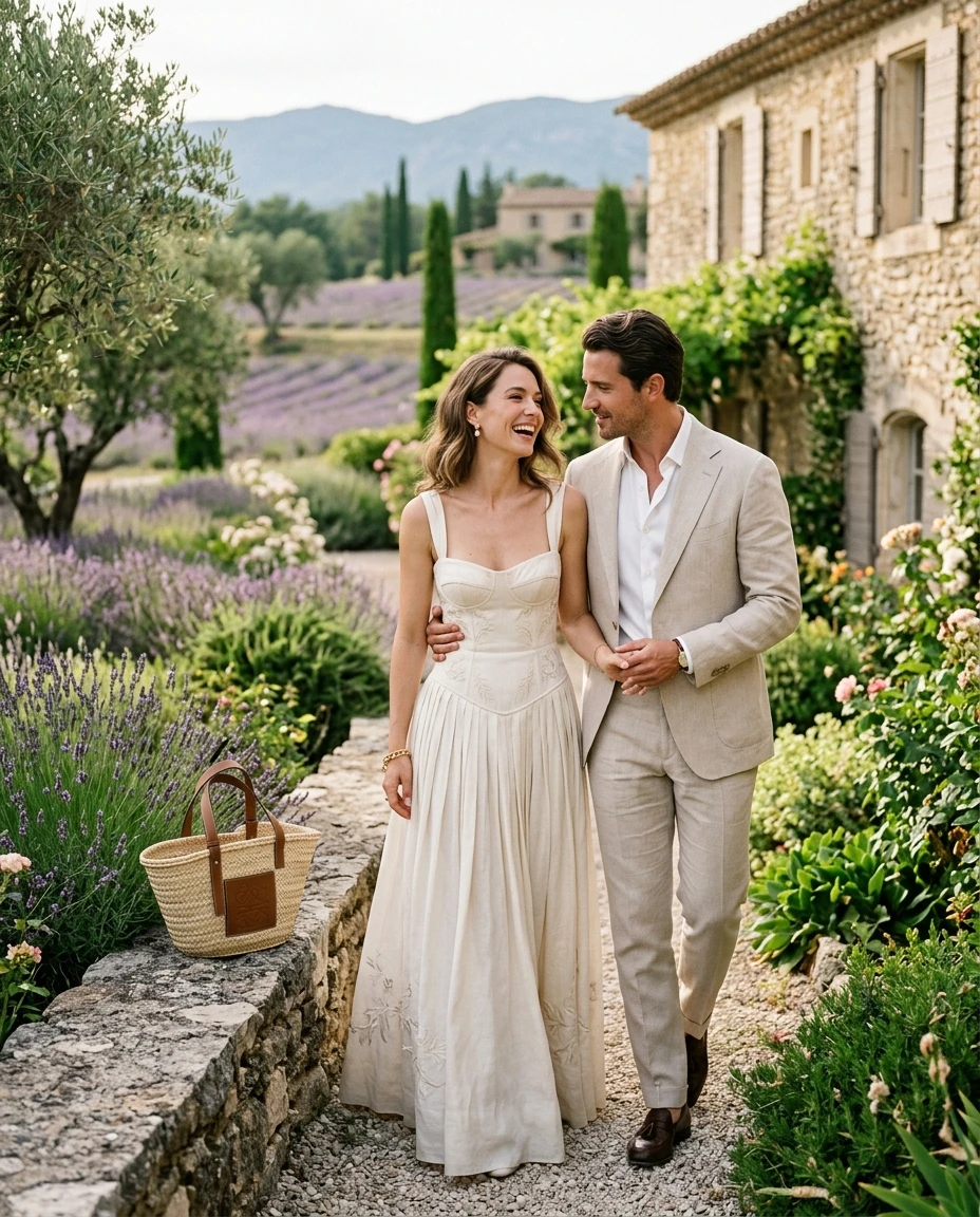 Gemma Deeks Style Guide: Elegant Chic Anniversary in Provence France Summer 2026
