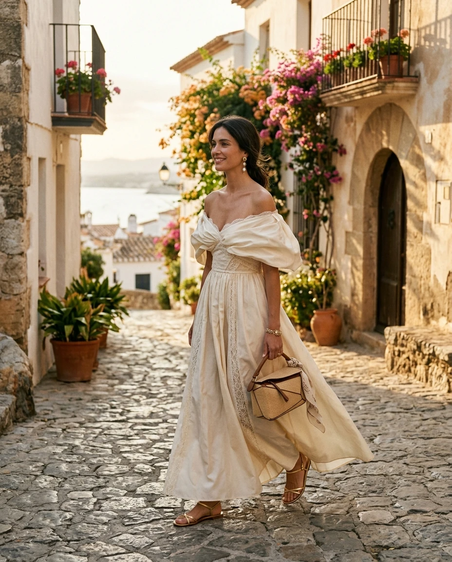 Gemma Deeks Style Guide: Elegant Chic Anniversary in Spain Summer 2026