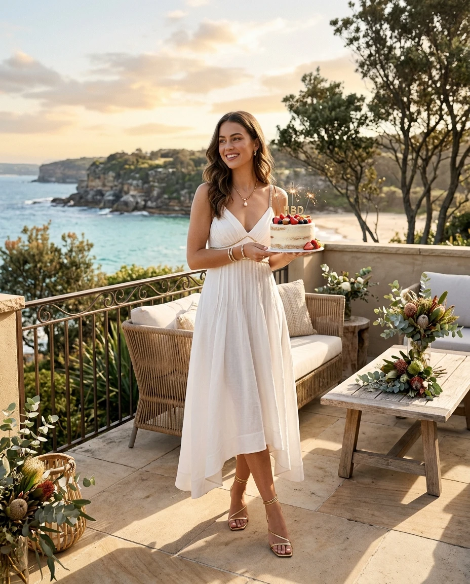 Gemma Deeks Style Guide: Elegant Chic Birthday in Australia Summer 2026