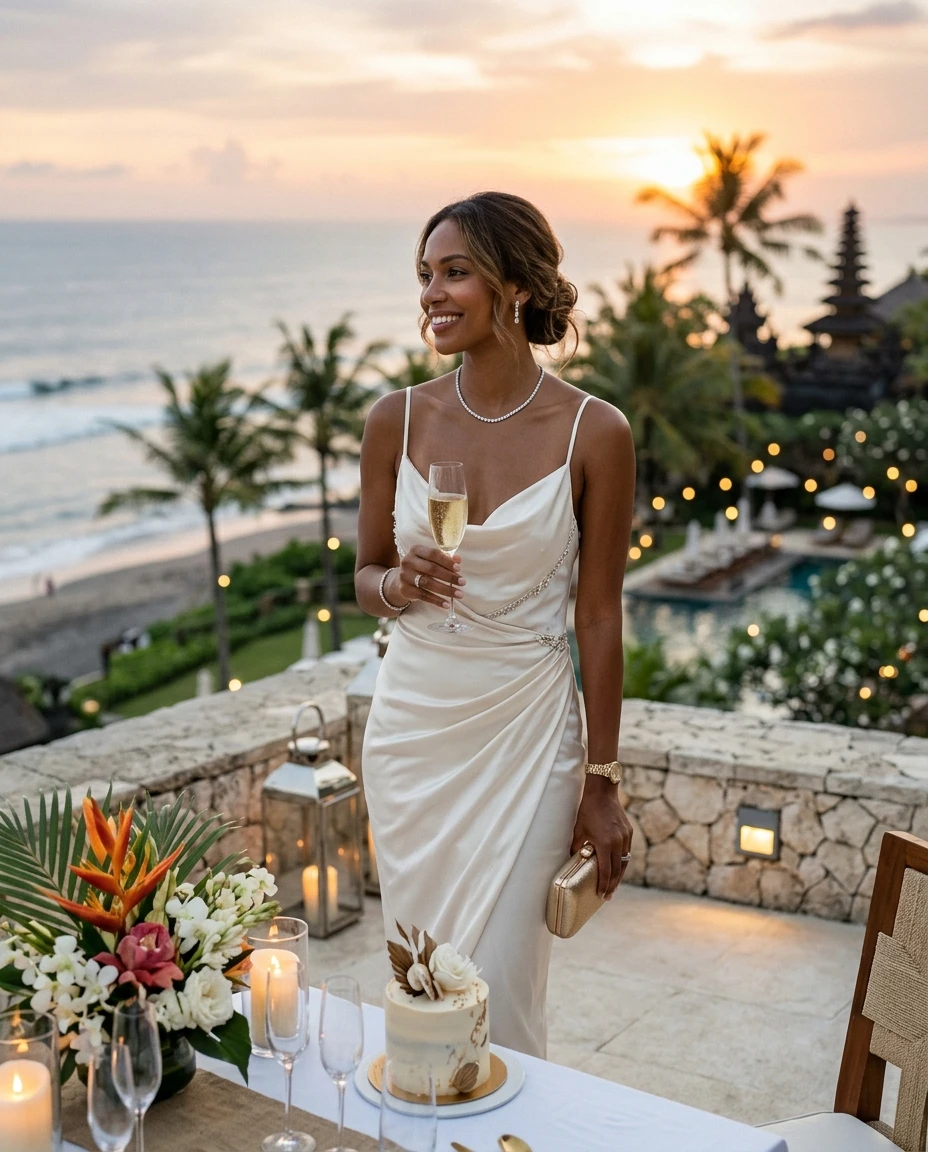 Gemma Deeks Style Guide: Elegant Chic Birthday in Bali Summer 2026