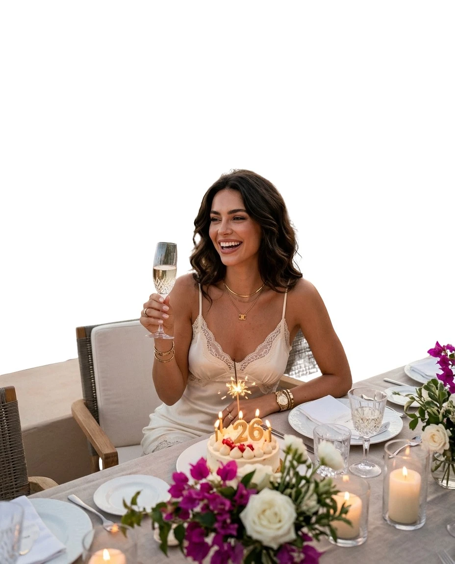 Gemma Deeks Style Guide: Elegant Chic Birthday in Ibiza Summer 2026