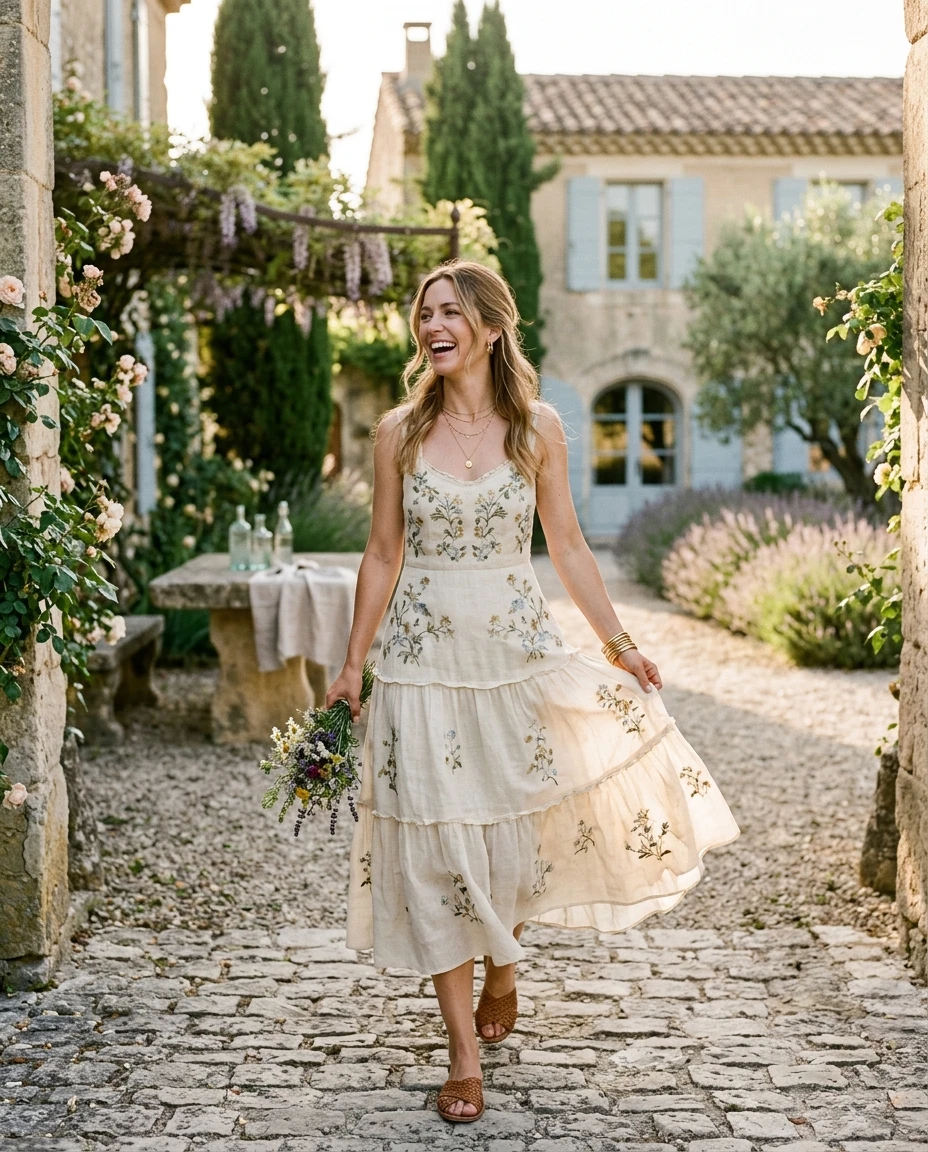 Gemma Deeks Style Guide: Elegant Chic Birthday in Provence France Summer 2026