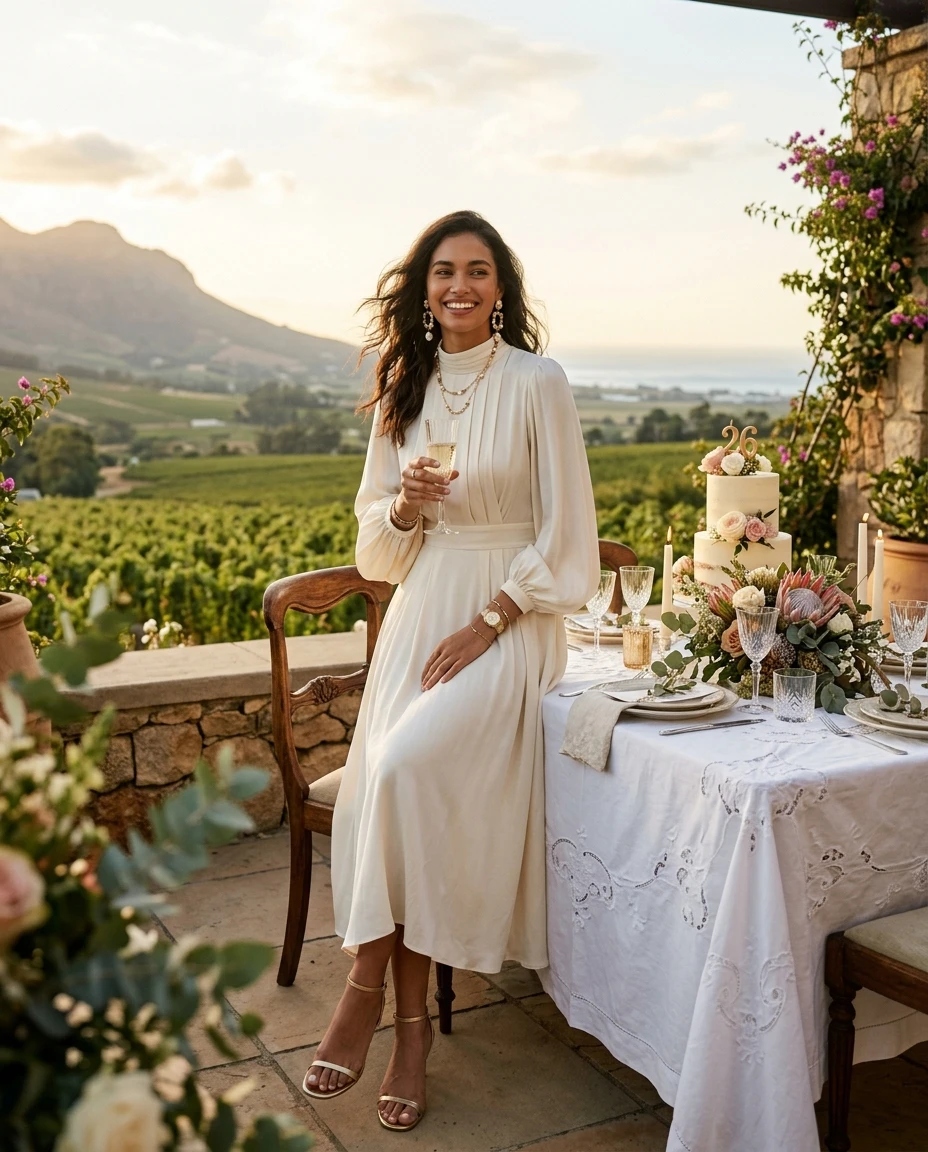 Gemma Deeks Style Guide: Elegant Chic Birthday in South Africa Summer 2026
