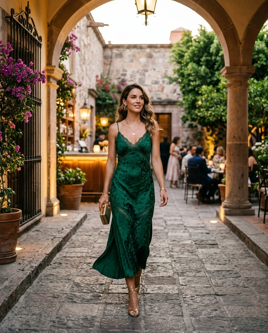 Gemma Deeks Style Guide: Elegant Chic Date night in Mexico Summer 2026