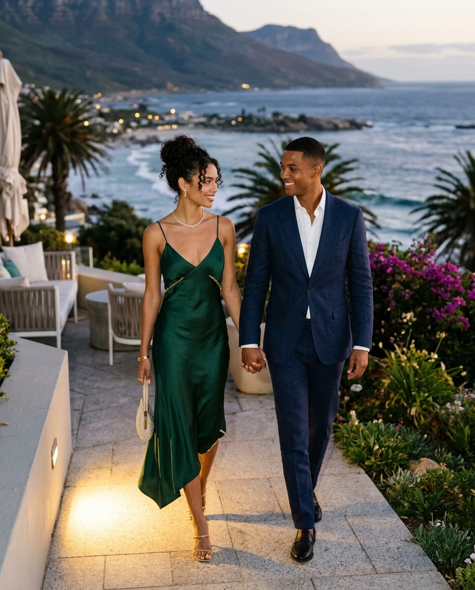 Gemma Deeks Style Guide: Elegant Chic Date night in South Africa Summer 2026