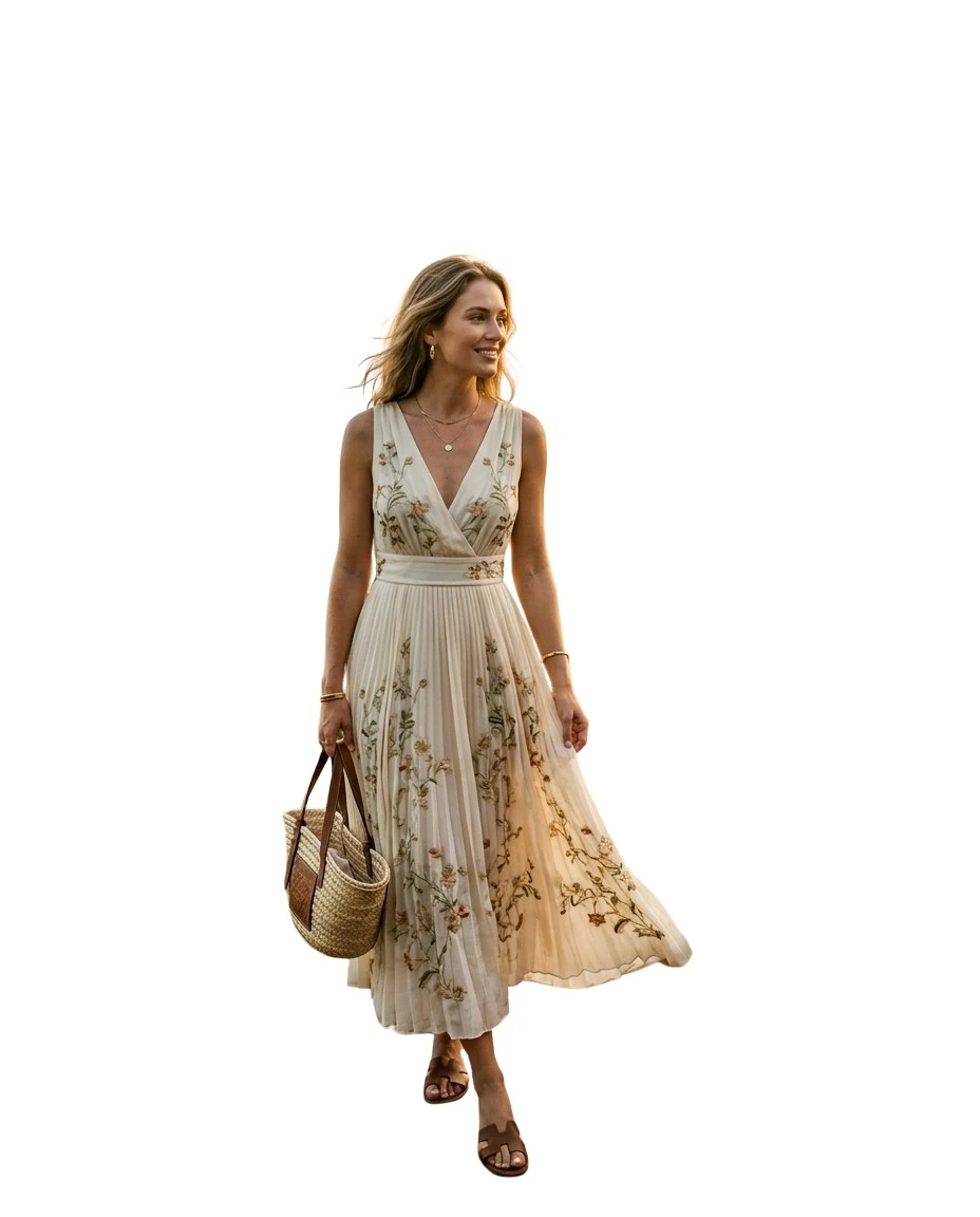Gemma Deeks Style Guide: Elegant Chic Designer Summer Dresses in Costa Rica Summer 2026