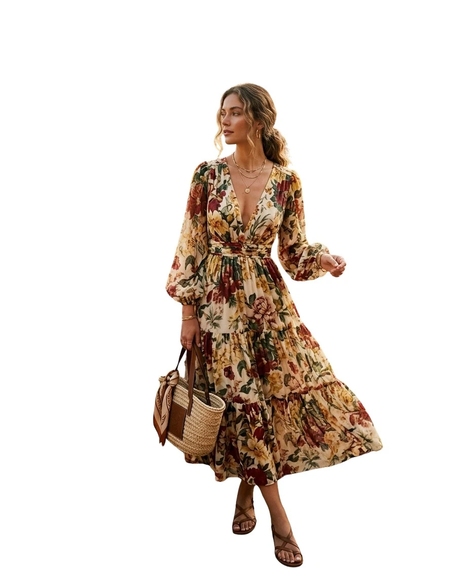 Gemma Deeks Style Guide: Elegant Chic Designer Summer Dresses in Mexico Summer 2026