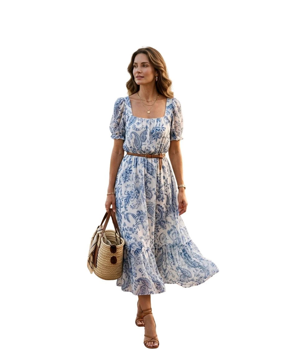 Gemma Deeks Style Guide: Elegant Chic Designer Summer Dresses in Tuscany Summer 2026
