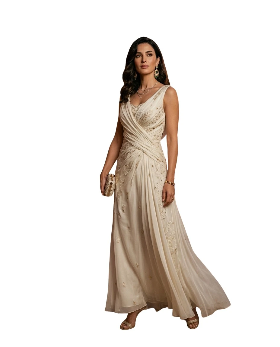 Gemma Deeks Style Guide: Elegant Chic dinner outfit in Marrakech Summer 2026