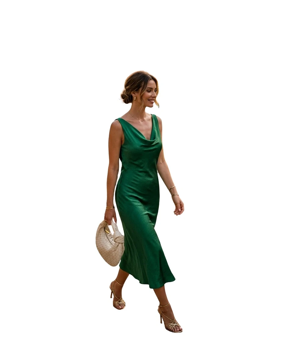 Gemma Deeks Style Guide: Elegant Chic dinner outfit in Montenegro Summer 2026
