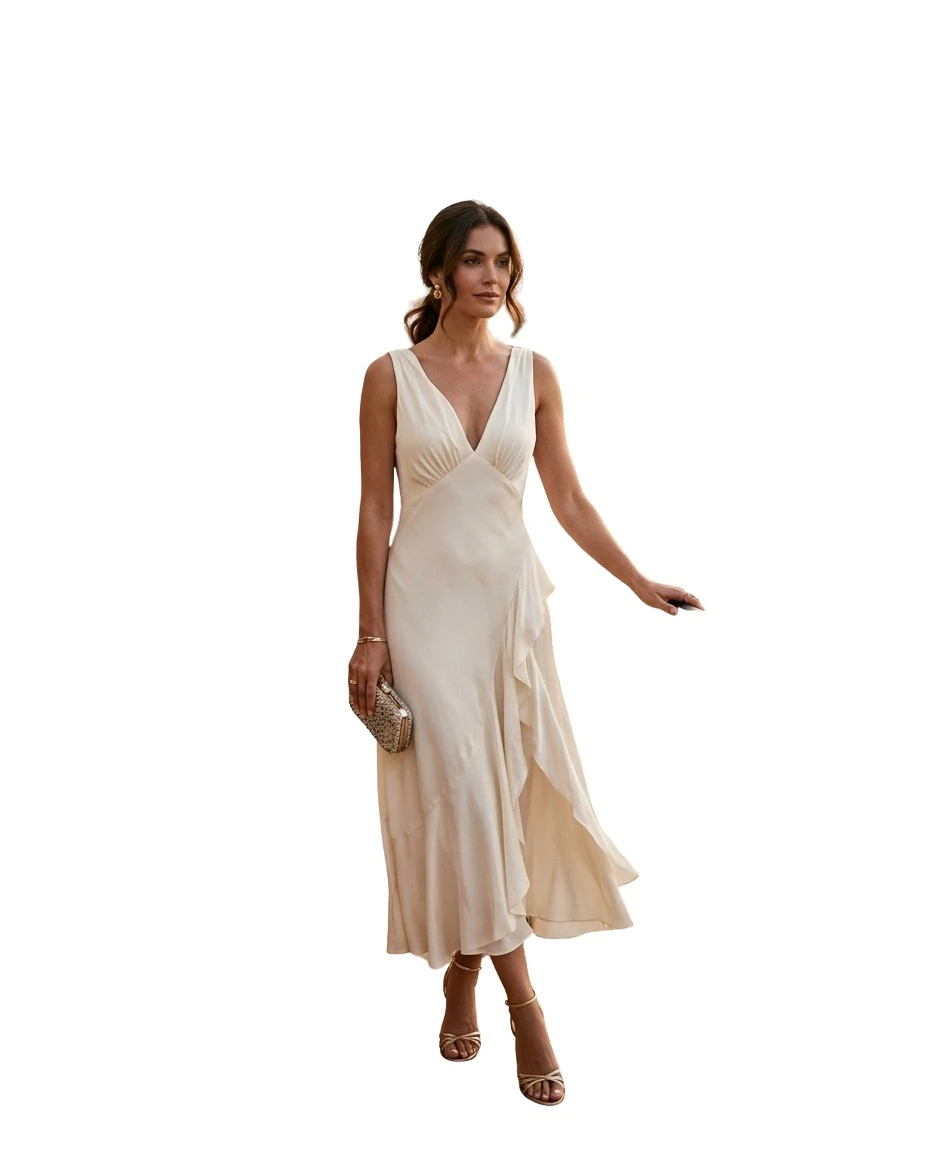 Gemma Deeks Style Guide: Elegant Chic dinner outfit in Spain Summer 2026