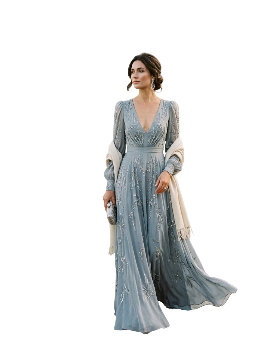 Gemma Deeks Style Guide: Elegant Chic gala gown in Aspen Summer 2026