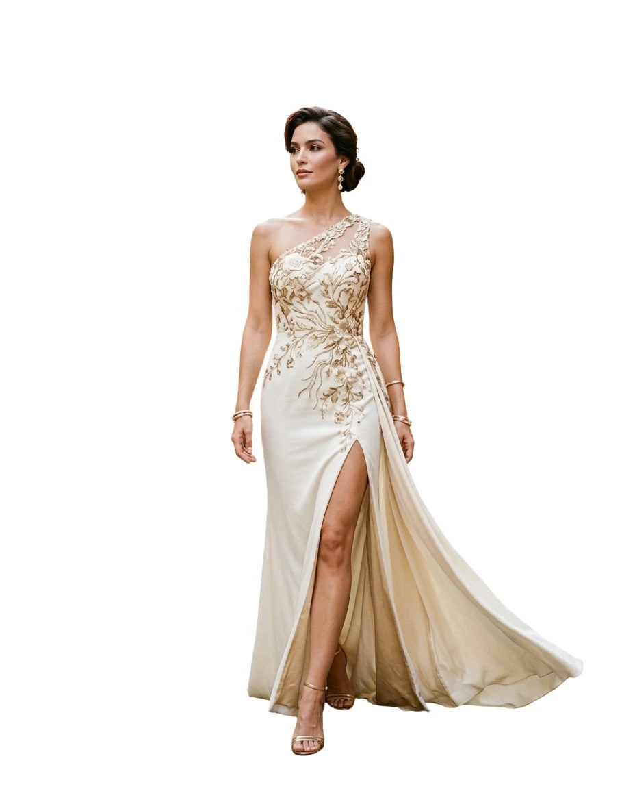 Gemma Deeks Style Guide: Elegant Chic gala gown in Colombia Summer 2026