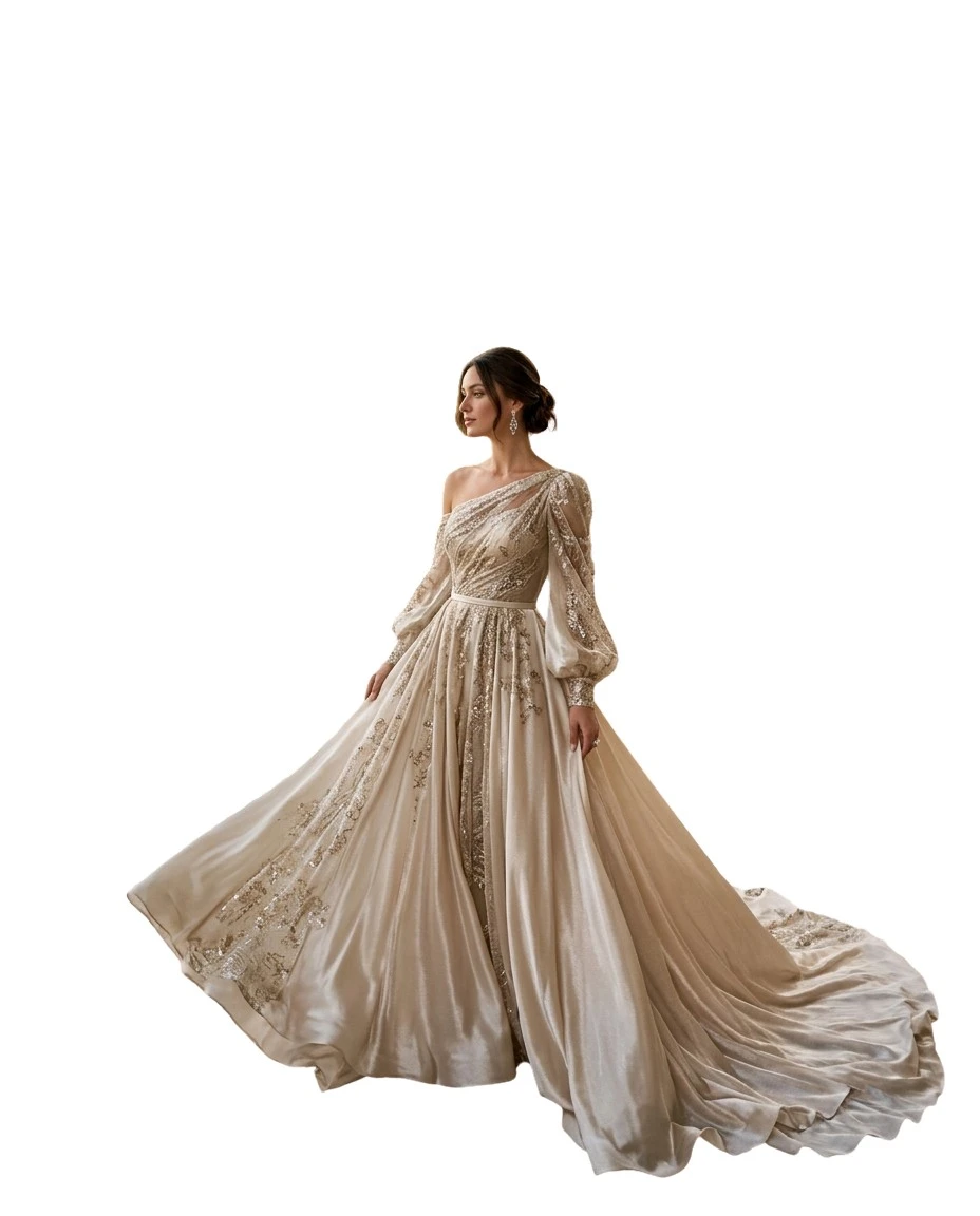 Gemma Deeks Style Guide: Elegant Chic gala gown in Lake Como Summer 2026