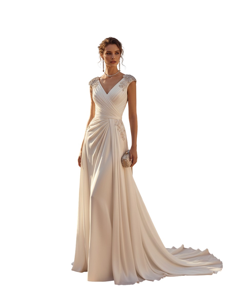 Gemma Deeks Style Guide: Elegant Chic gala gown in Majorca Summer 2026