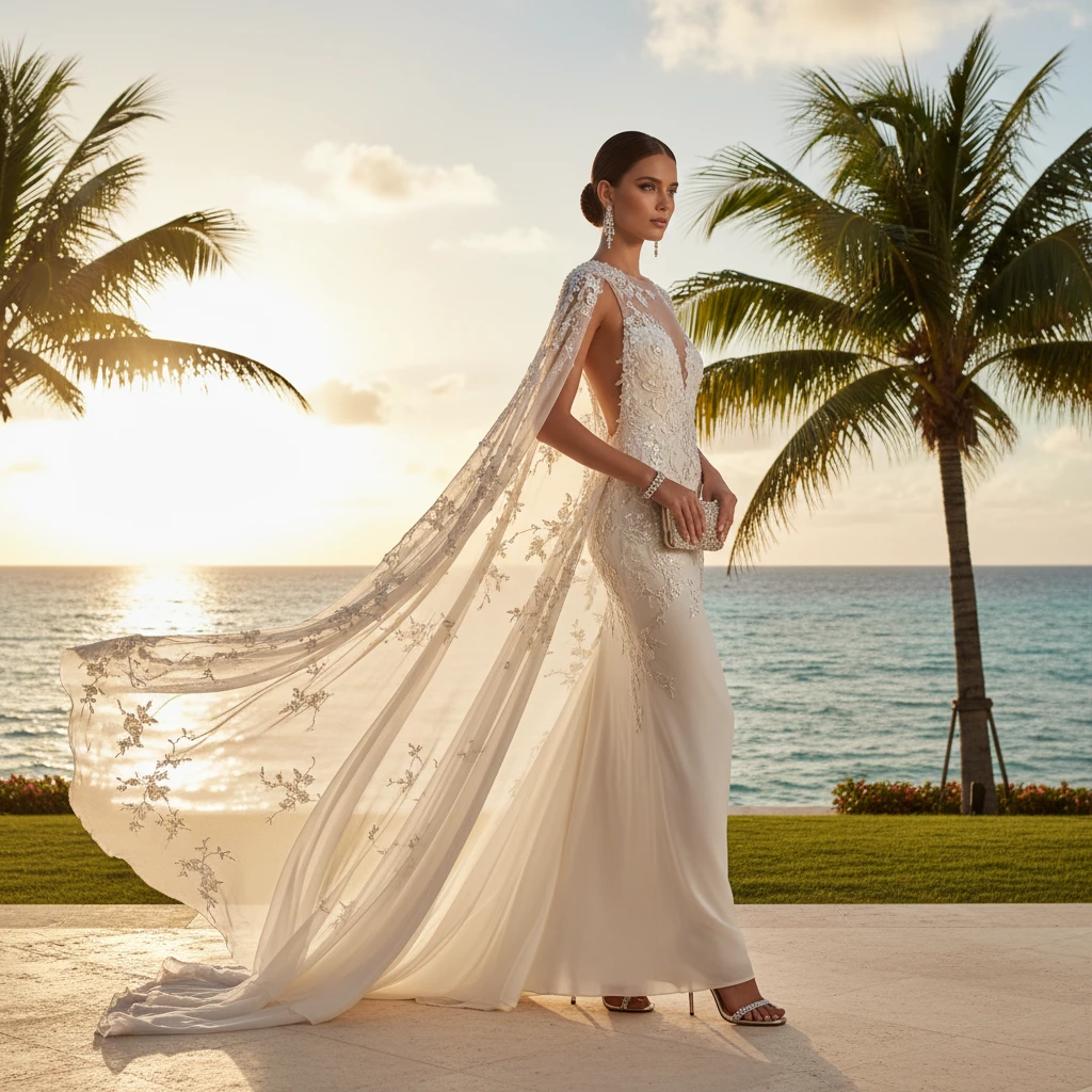 Gemma Deeks Style Guide: Elegant Chic gala gown in Montego Bay Summer 2026