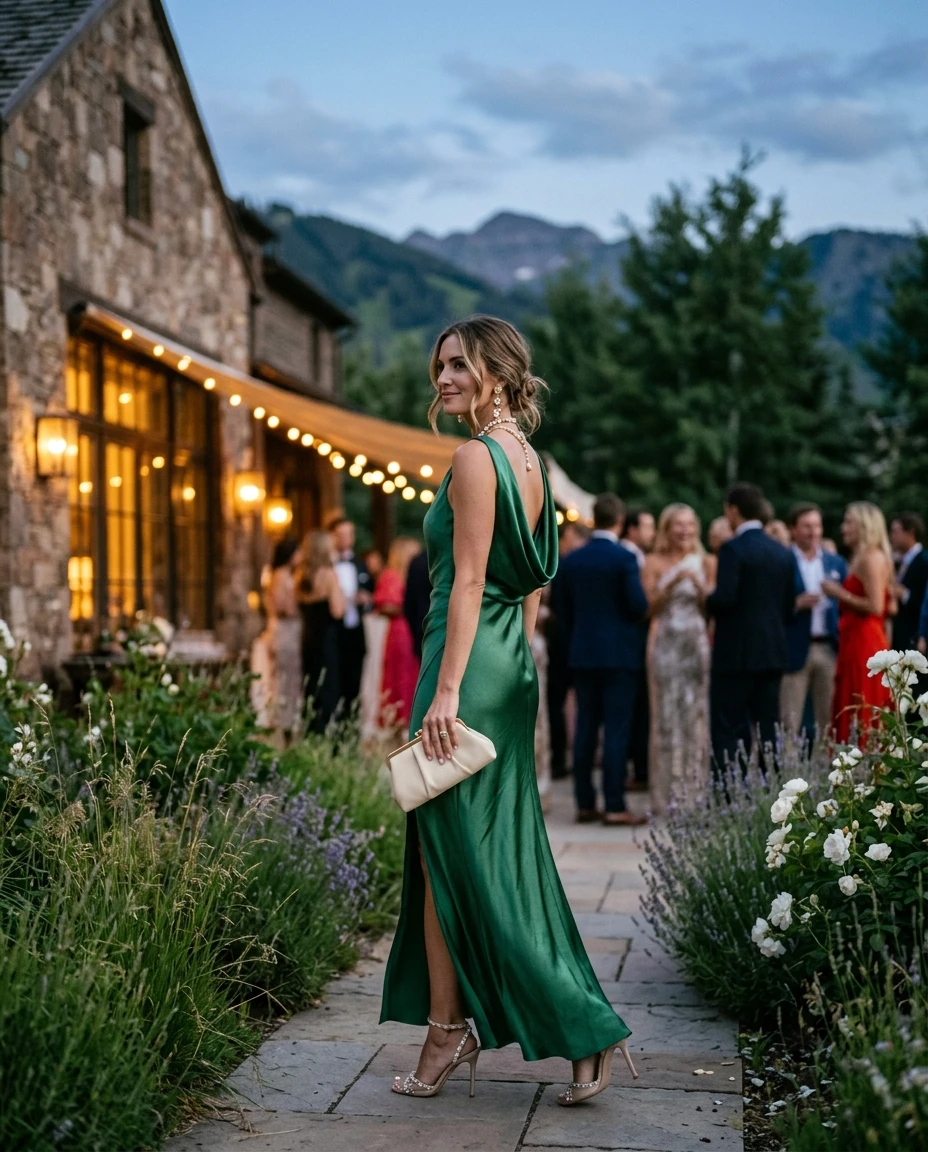 Gemma Deeks Style Guide: Elegant Chic Holiday parties in Aspen Summer 2026