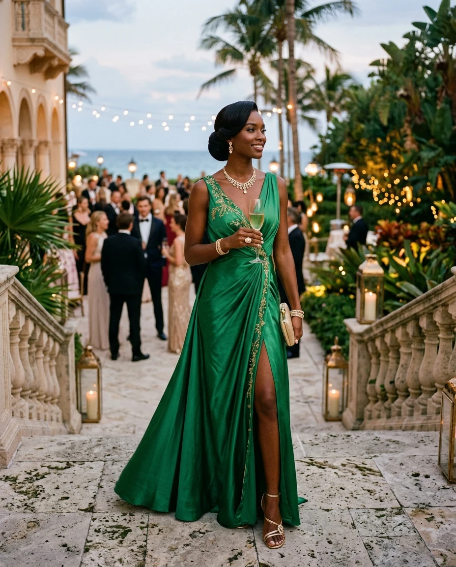 Gemma Deeks Style Guide: Elegant Chic Holiday parties in Florida Summer 2026