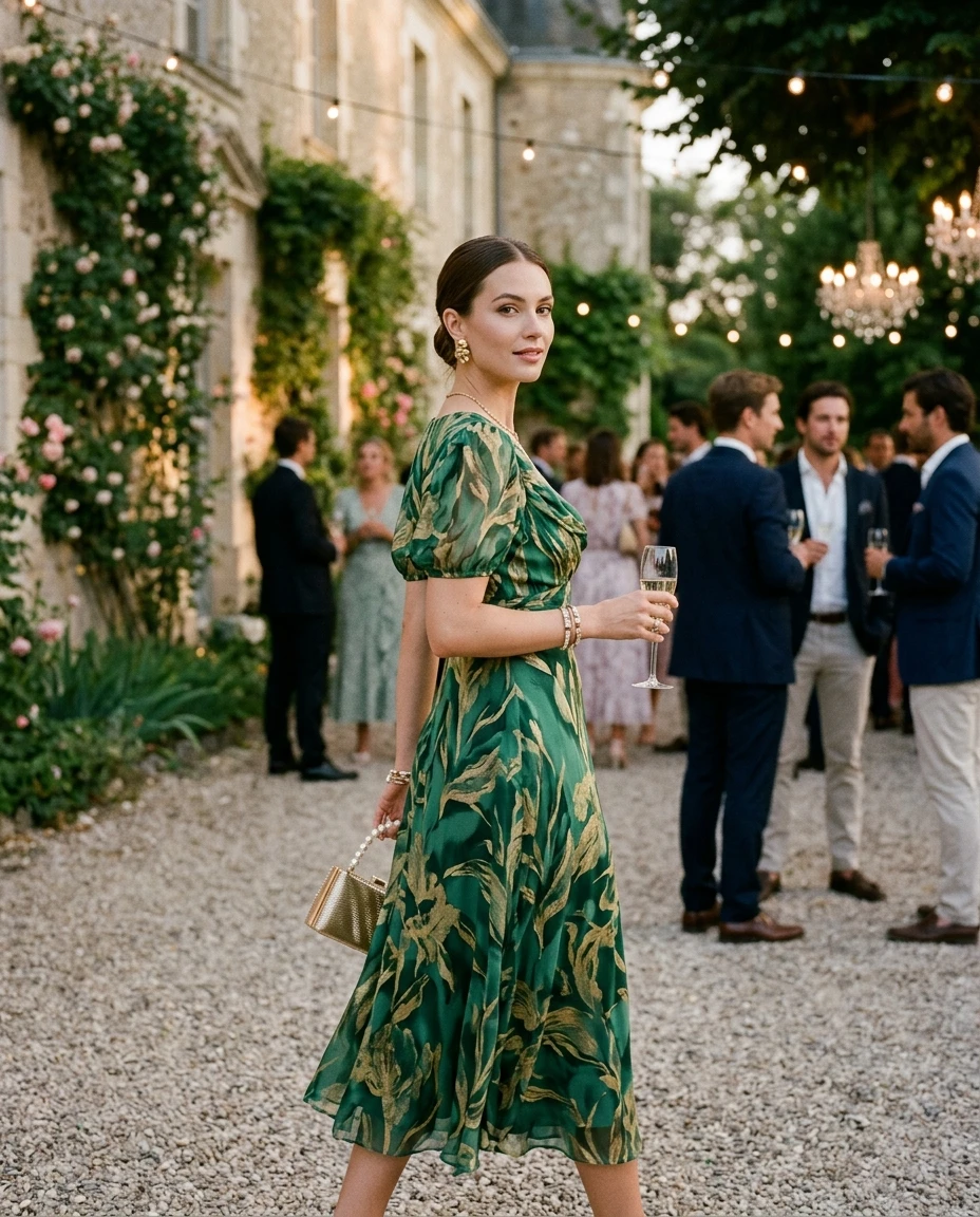 Gemma Deeks Style Guide: Elegant Chic Holiday parties in France Summer 2026