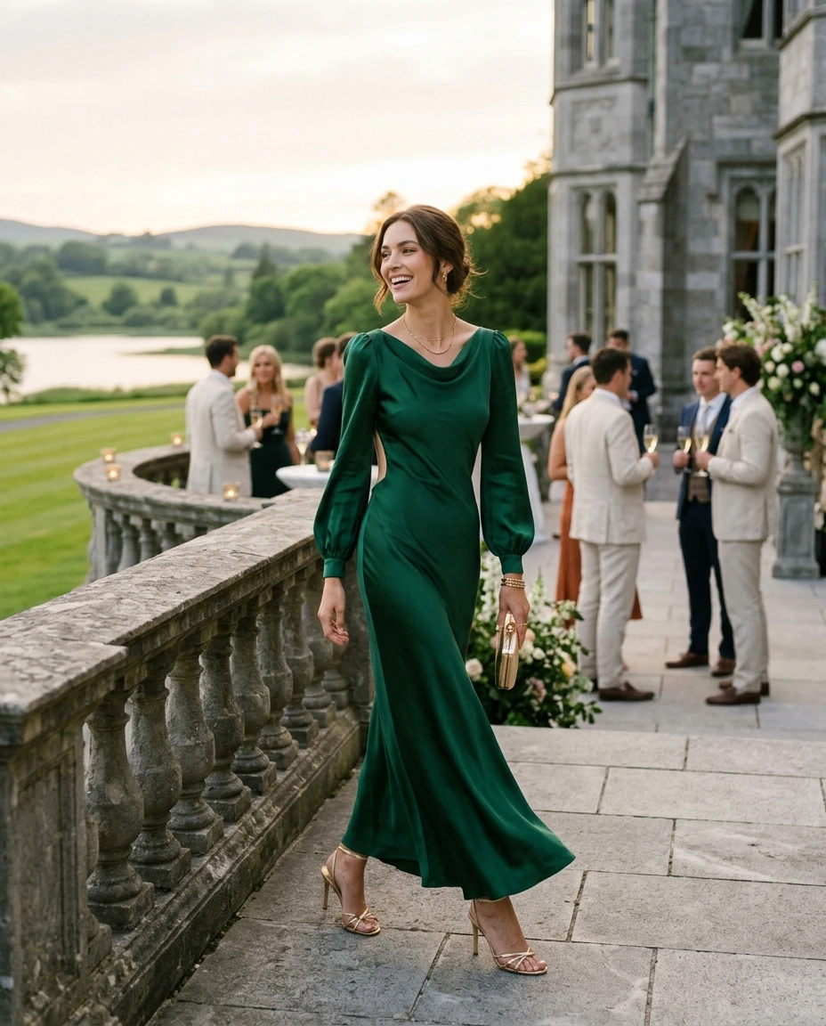 Gemma Deeks Style Guide: Elegant Chic Holiday parties in Ireland Summer 2026