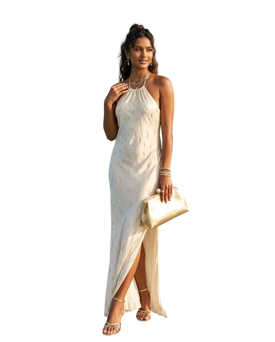Gemma Deeks Style Guide: Elegant Chic Holiday parties in Maldives Summer 2026