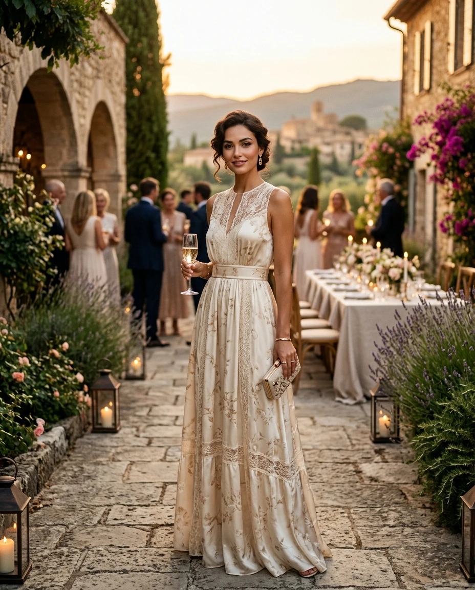 Gemma Deeks Style Guide: Elegant Chic Holiday parties in Provence France Summer 2026