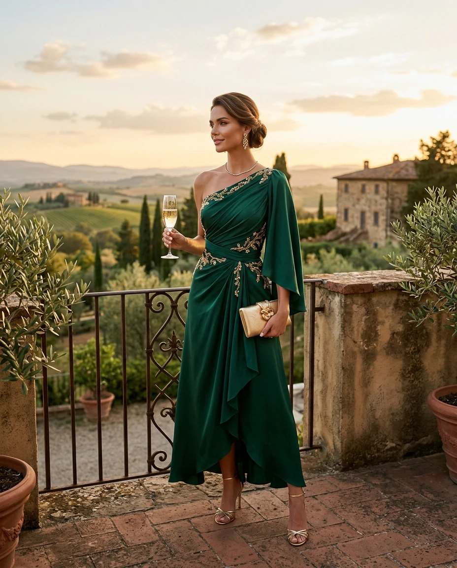 Gemma Deeks Style Guide: Elegant Chic Holiday parties in Tuscany Summer 2026