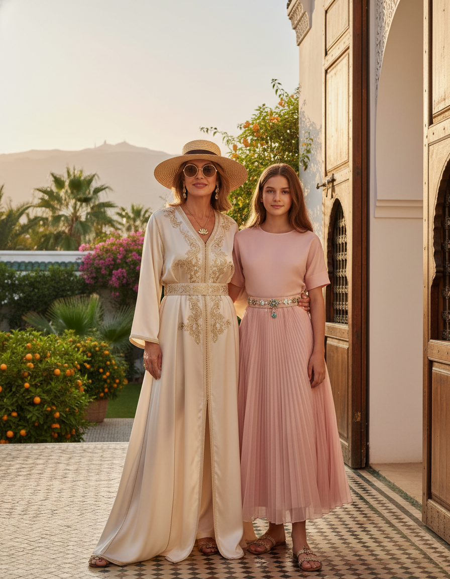 Gemma Deeks Style Guide: Elegant Chic Mother’s Day in Moroco Summer 2026