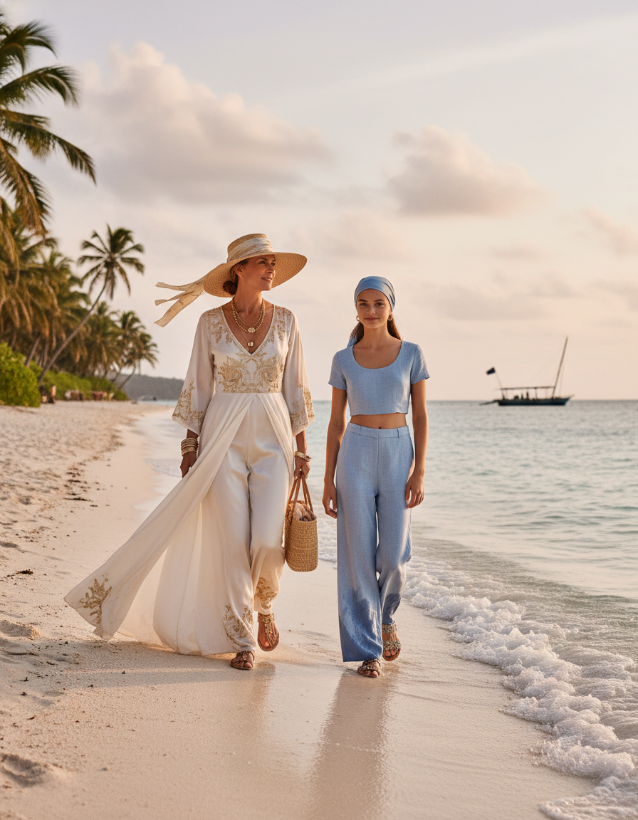Gemma Deeks Style Guide: Elegant Chic Mother’s Day in Zanzibar Summer 2026