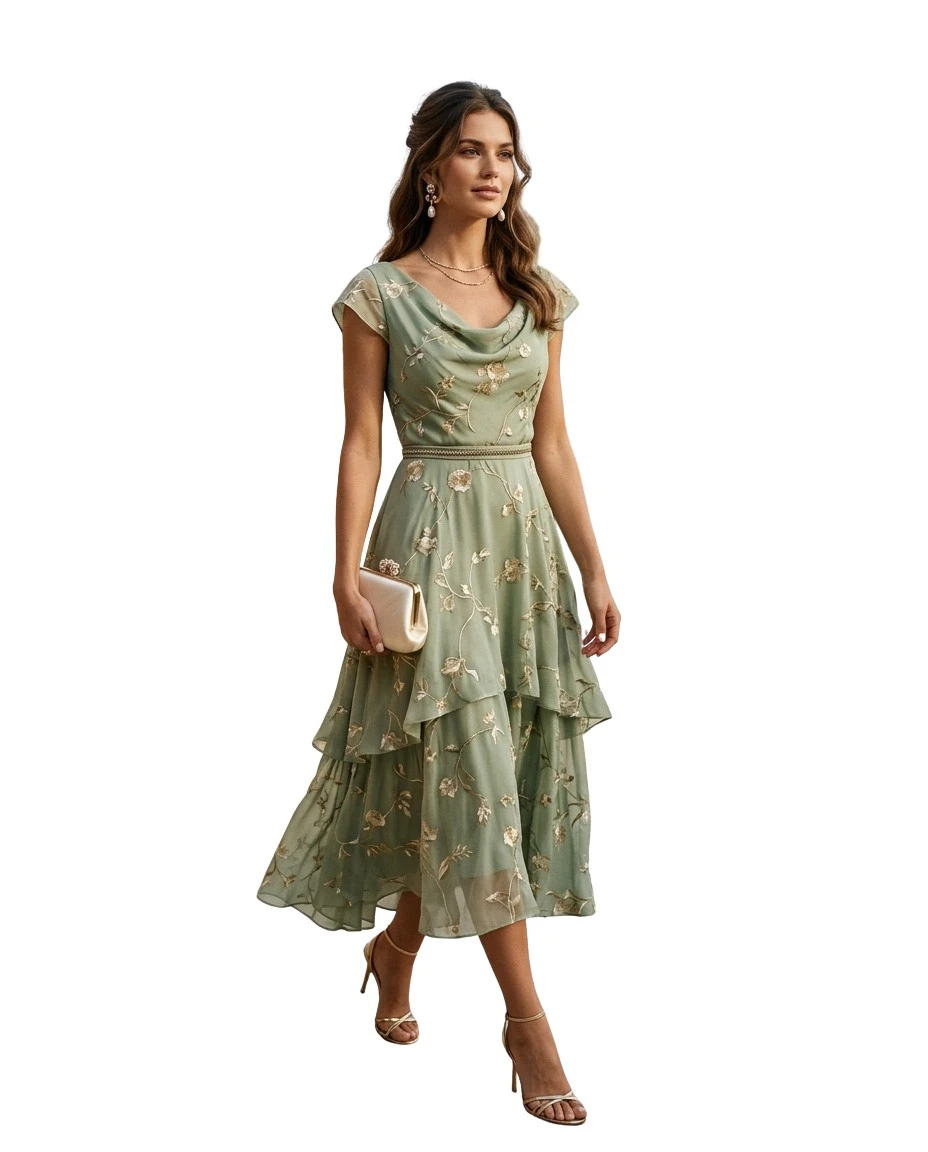 Gemma Deeks Style Guide: Elegant Chic wedding guest dress in Marbella Summer 2026