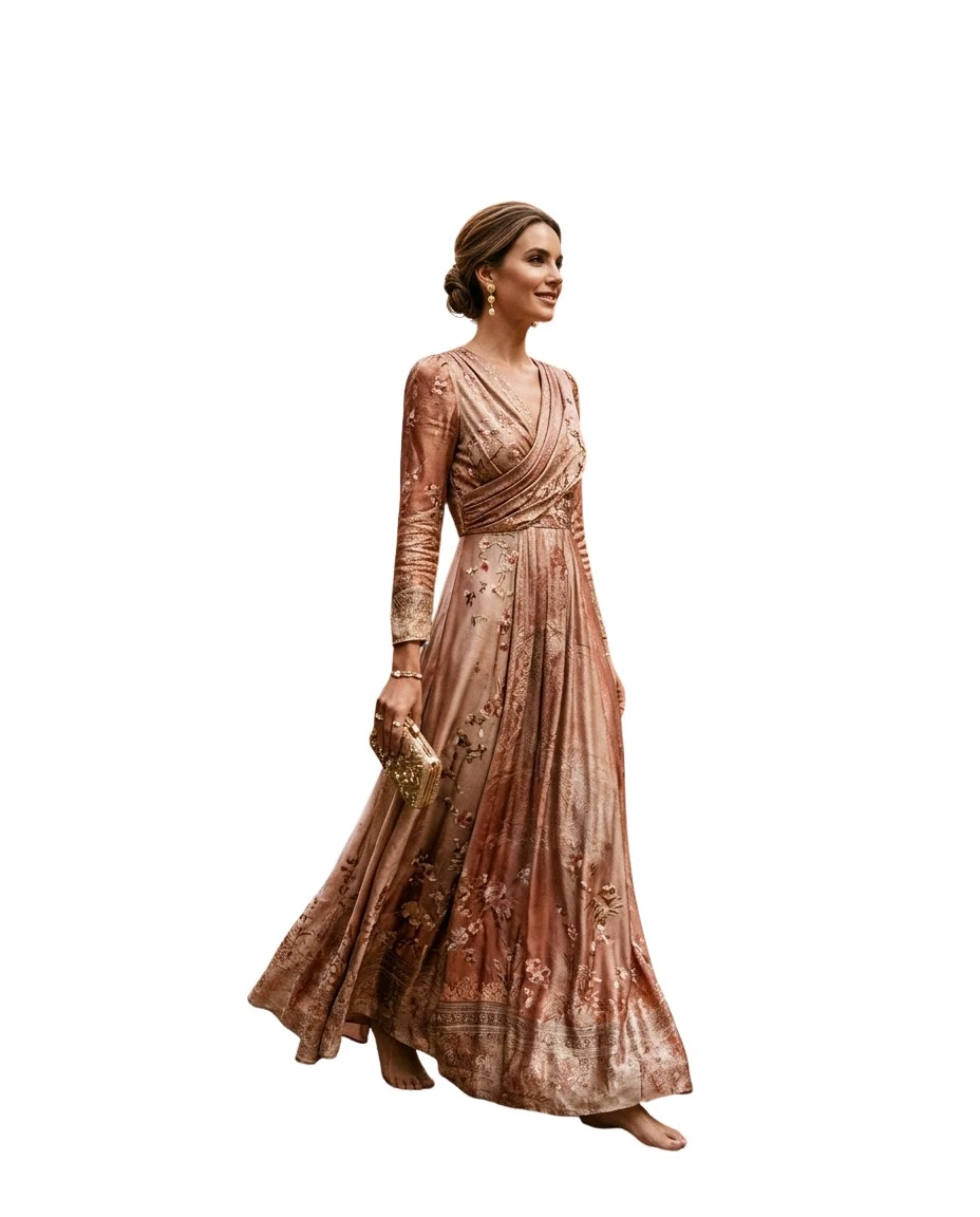 Gemma Deeks Style Guide: Elegant Chic wedding guest dress in Marrakech Summer 2026