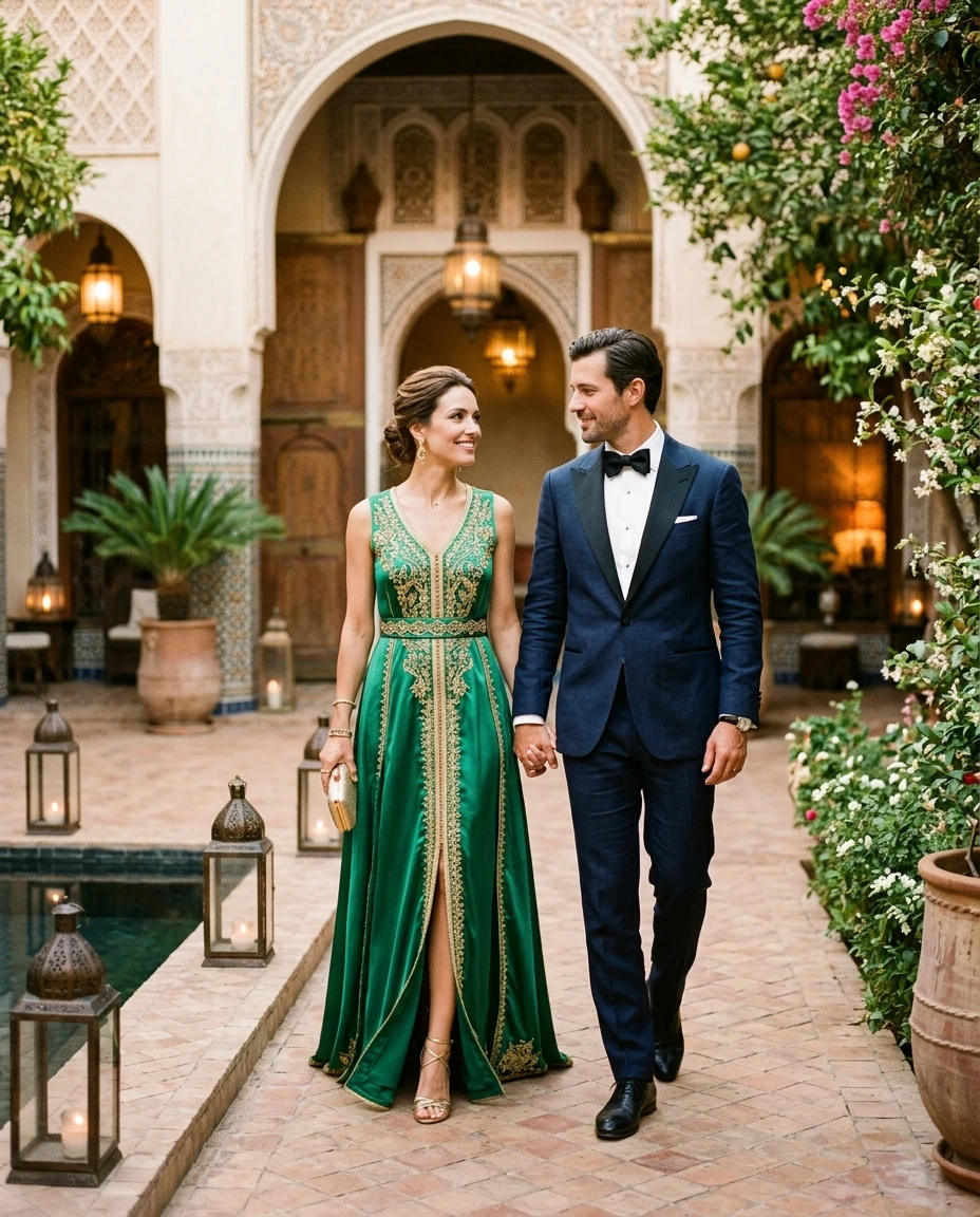 Gemma Deeks Style Guide: Formal attire Anniversary in Moroco Summer 2026